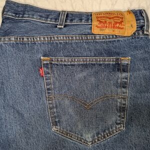 Levi's 501 Men's Jeans Button Fly Original Fit Straight Leg Tagged 52W/32L